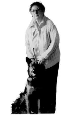 Ma Bowman and Dog